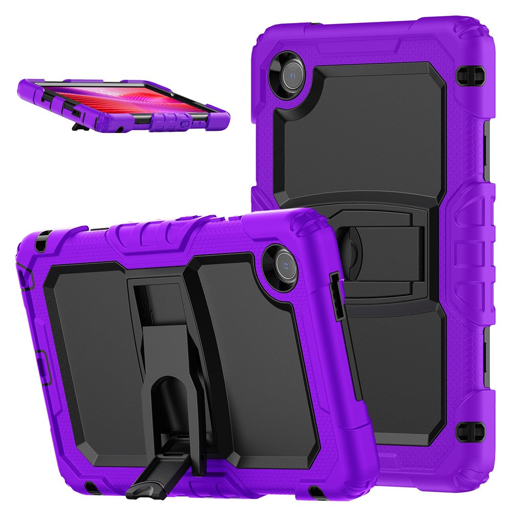 For Lenovo Tab K9 Case Kickstand PC + Silicone Shockproof Tablet Cover - Purple
