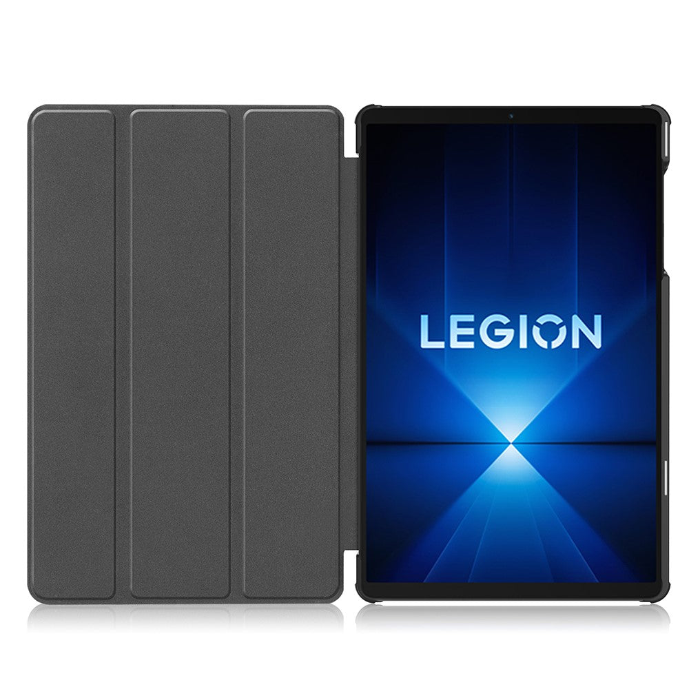 For Lenovo Legion Y700 Gen 4 Case Anti-Drop Leather Stand Tablet Cover - Blue