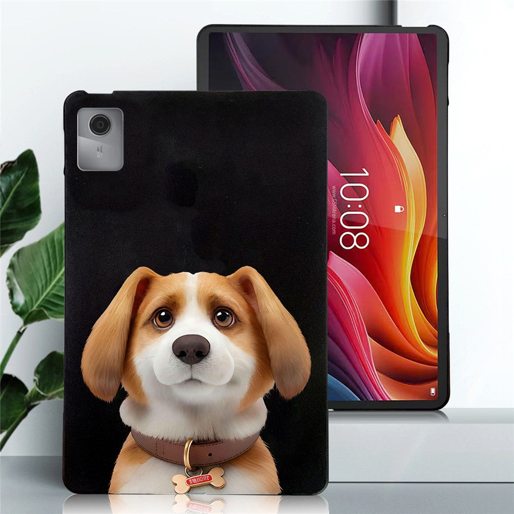 For Lenovo Idea Tab (TB336ZU / TB336FU) / Xiaoxin Pad 11 2025 Case Pattern Printing Slim TPU Tablet Protective Cover - Harrier Beagle