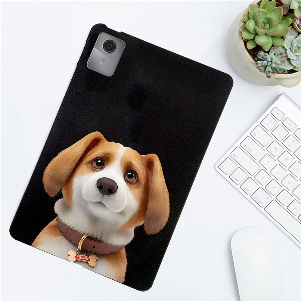 For Lenovo Idea Tab (TB336ZU / TB336FU) / Xiaoxin Pad 11 2025 Case Pattern Printing Slim TPU Tablet Protective Cover - Harrier Beagle