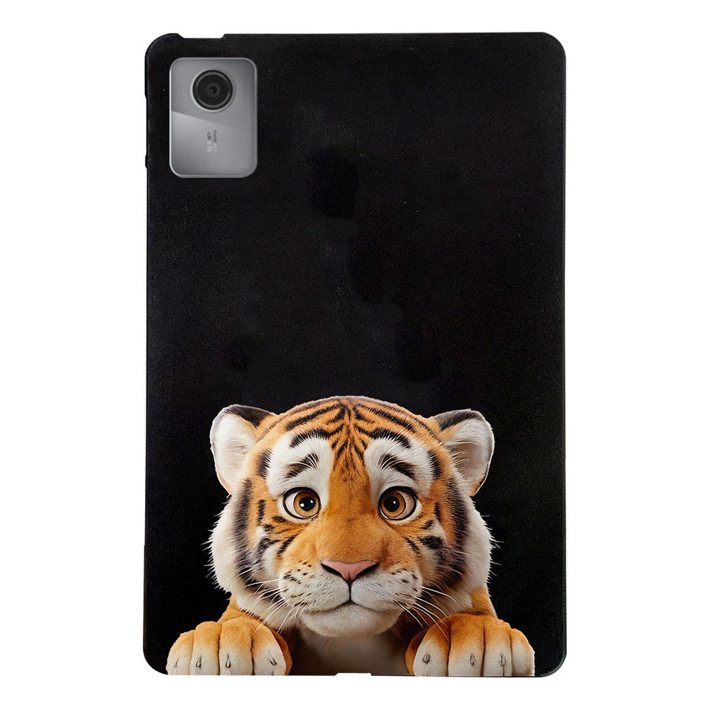 For Lenovo Idea Tab (TB336ZU / TB336FU) / Xiaoxin Pad 11 2025 Case Pattern Printing Slim TPU Tablet Protective Cover - Little Tiger