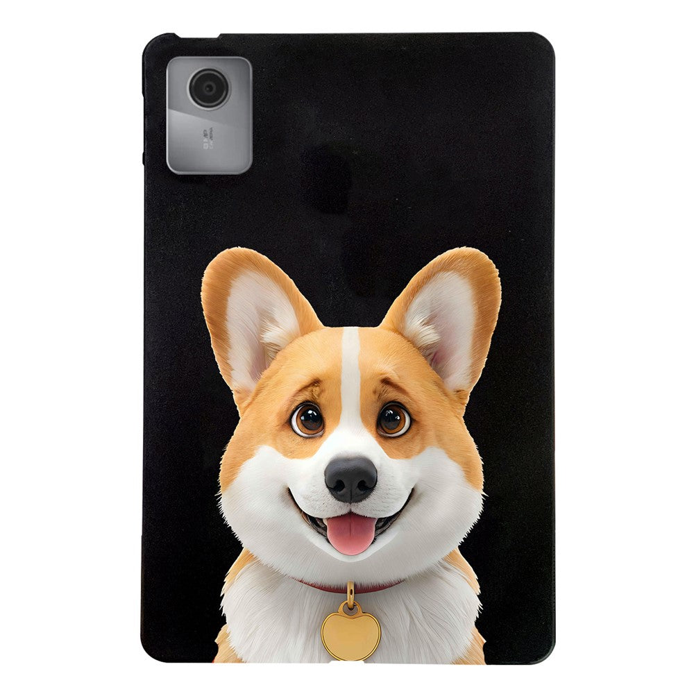 For Lenovo Idea Tab (TB336ZU / TB336FU) / Xiaoxin Pad 11 2025 Case Pattern Printing Slim TPU Tablet Protective Cover - Corgi