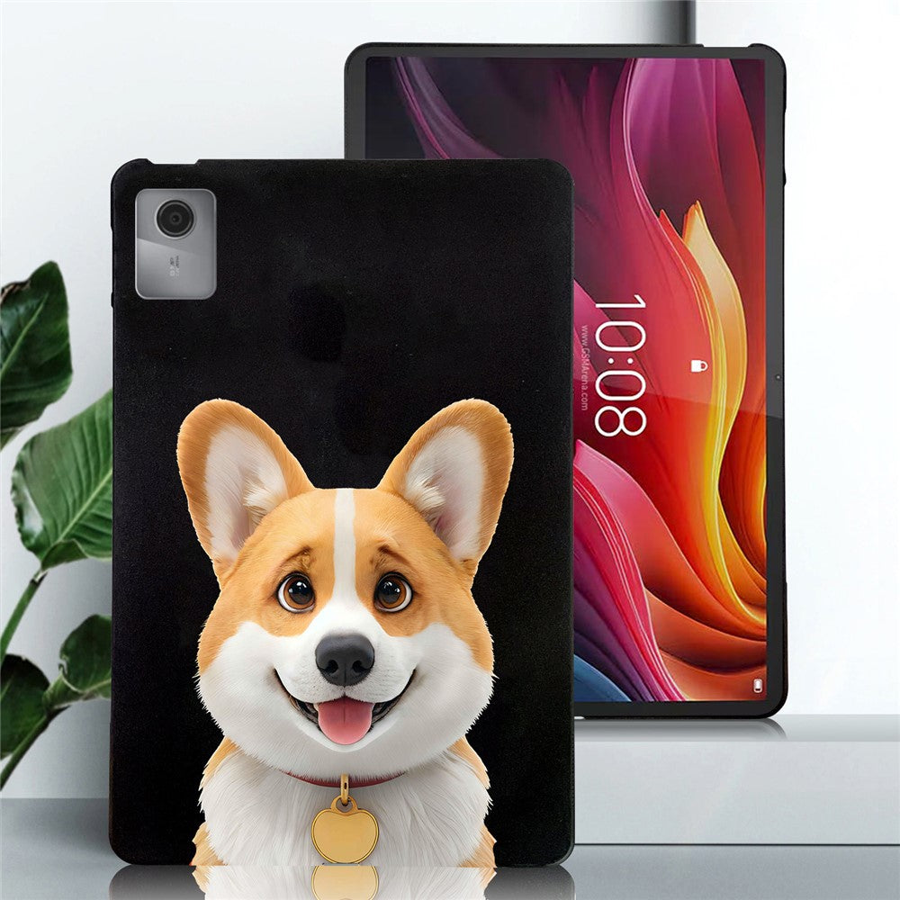 For Lenovo Idea Tab (TB336ZU / TB336FU) / Xiaoxin Pad 11 2025 Case Pattern Printing Slim TPU Tablet Protective Cover - Corgi