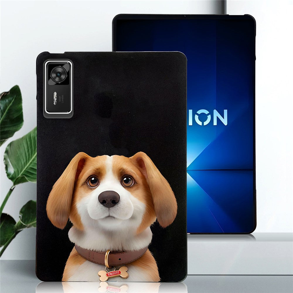 For Lenovo Legion Y700 Gen 4 Case Pattern Printing Slim TPU Tablet Protective Cover - Harrier Beagle
