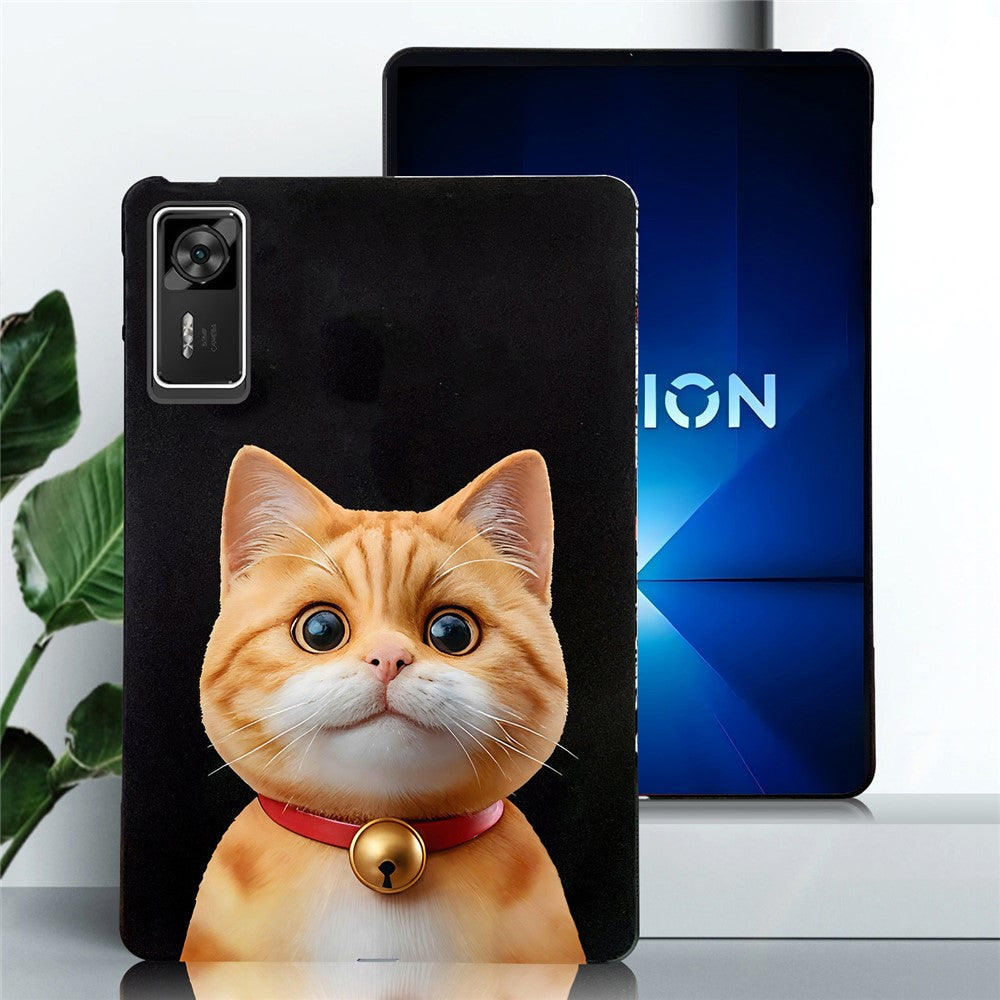 For Lenovo Legion Y700 Gen 4 Case Pattern Printing Slim TPU Tablet Protective Cover - Shorthair Cat