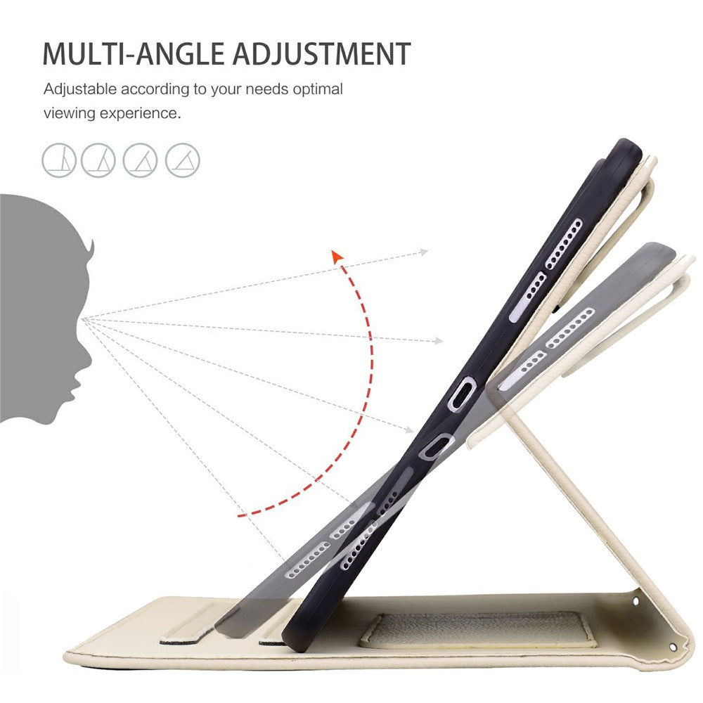 Wallet Case for Lenovo Xiaoxin Pad 2025 / Tab K11 Gen 2 / M11 Leather Stand Table Cover with Stylus Holder, 3D Effect Cat Pattern - Apricot