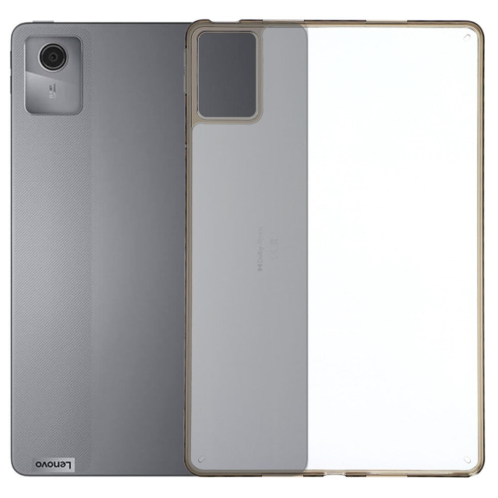 For Lenovo Xiaoxin Pad 11 2025 / Idea Tab Case Flexible TPU + Acrylic Tablet Shockproof Protective Cover - Grey