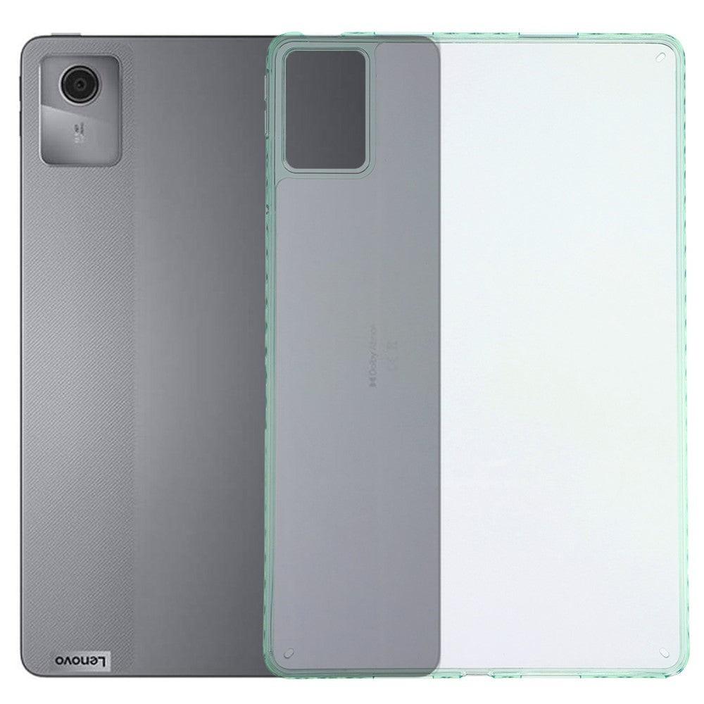 For Lenovo Xiaoxin Pad 11 2025 / Idea Tab Case Flexible TPU + Acrylic Tablet Shockproof Protective Cover - Green