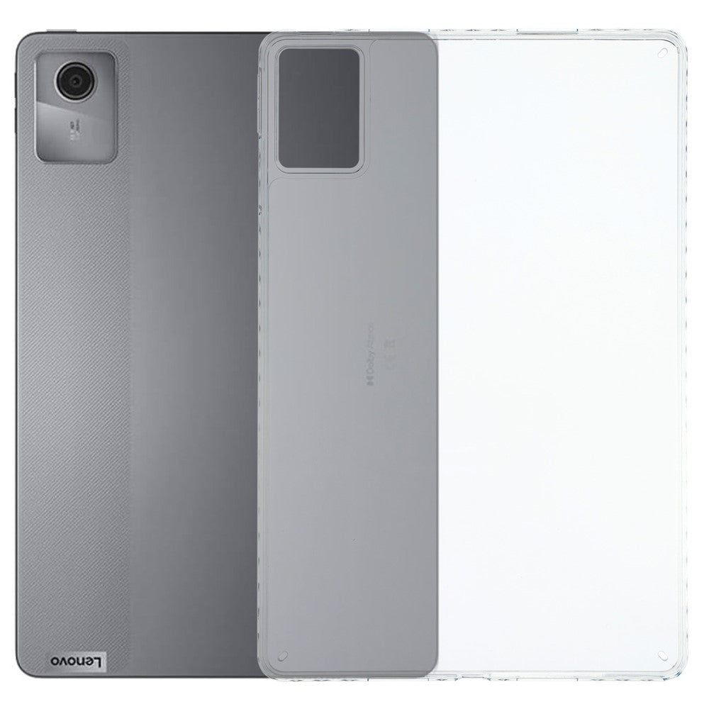 For Lenovo Xiaoxin Pad 11 2025 / Idea Tab Case Flexible TPU + Acrylic Tablet Shockproof Protective Cover - Transparent