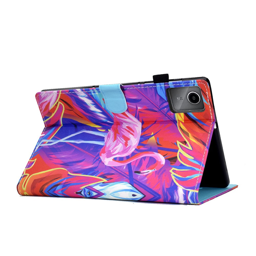 For Lenovo Xiaoxin Pad 11 2025 Case Pattern Printing Leather Tablet Cover with Card Holder - Bird