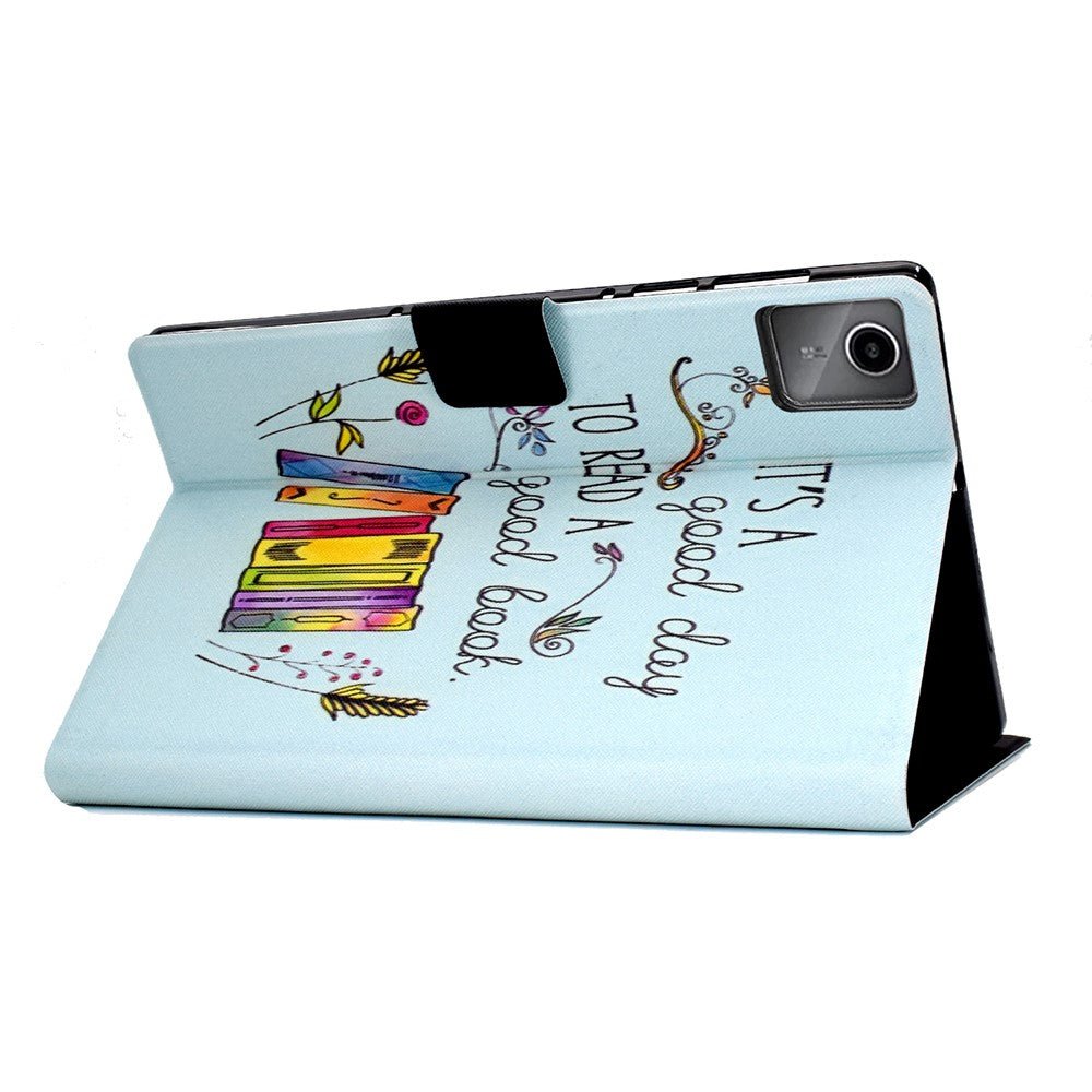 For Lenovo Xiaoxin Pad 11 2025 Case Stand Pattern Printed Leather Cover - Colorful Book