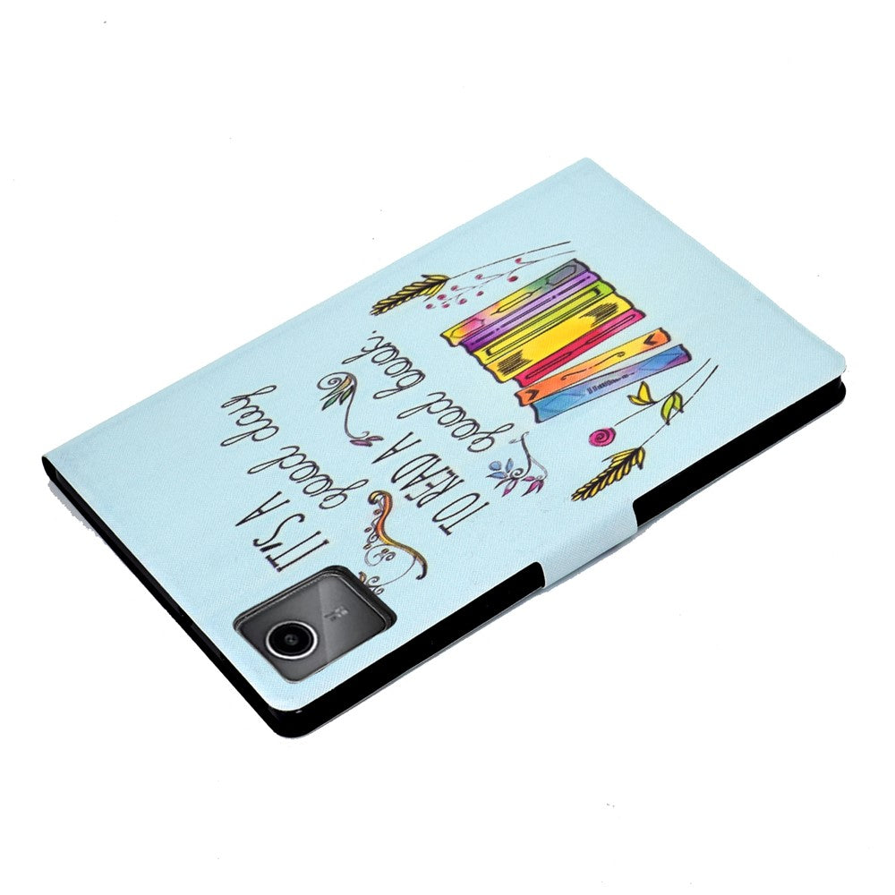 For Lenovo Xiaoxin Pad 11 2025 Case Stand Pattern Printed Leather Cover - Colorful Book