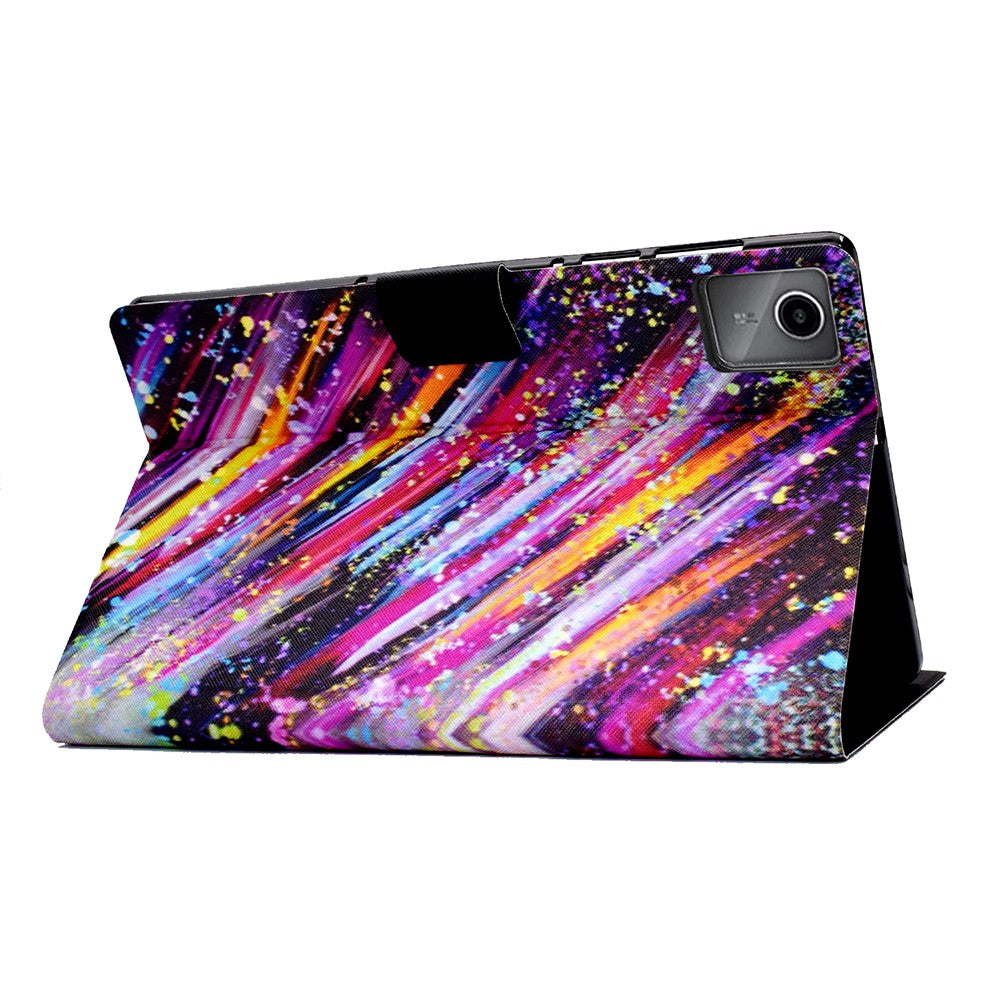 For Lenovo Xiaoxin Pad 11 2025 Case Stand Pattern Printed Leather Cover - Shooting Star