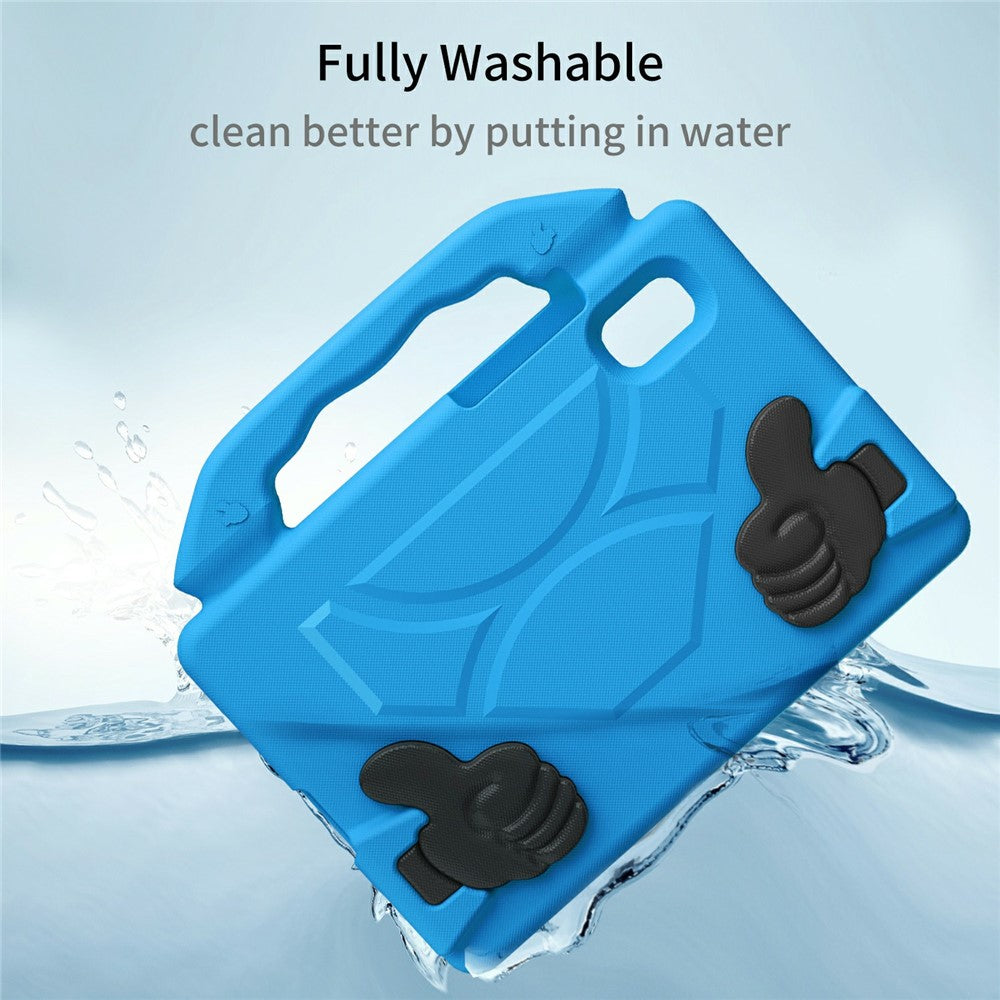 For Lenovo Tab M9 Case Ultra-Soft EVA Thumb Kickstand Tablet Cover - Blue