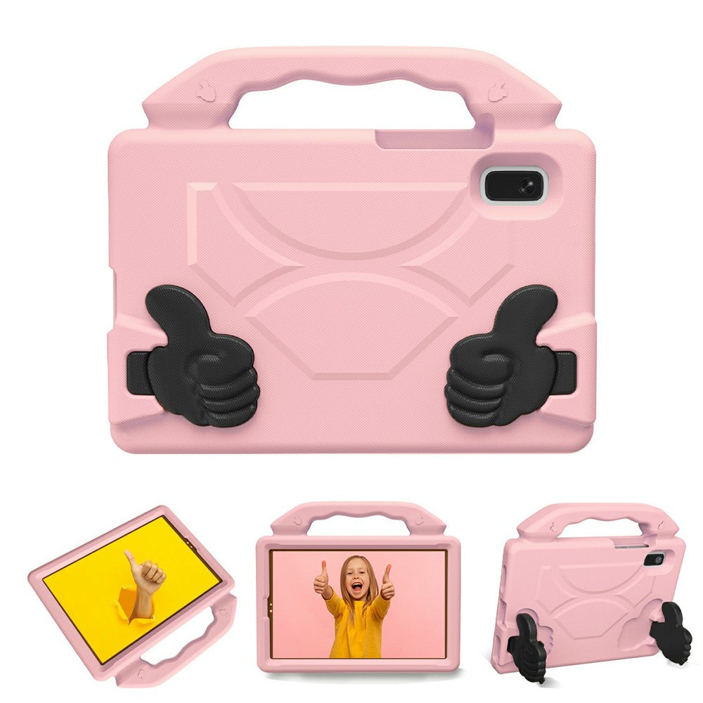 For Lenovo Tab M9 Case Ultra-Soft EVA Thumb Kickstand Tablet Cover - Pink