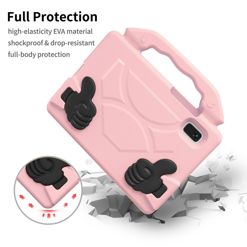 For Lenovo Tab M9 Case Ultra-Soft EVA Thumb Kickstand Tablet Cover - Pink