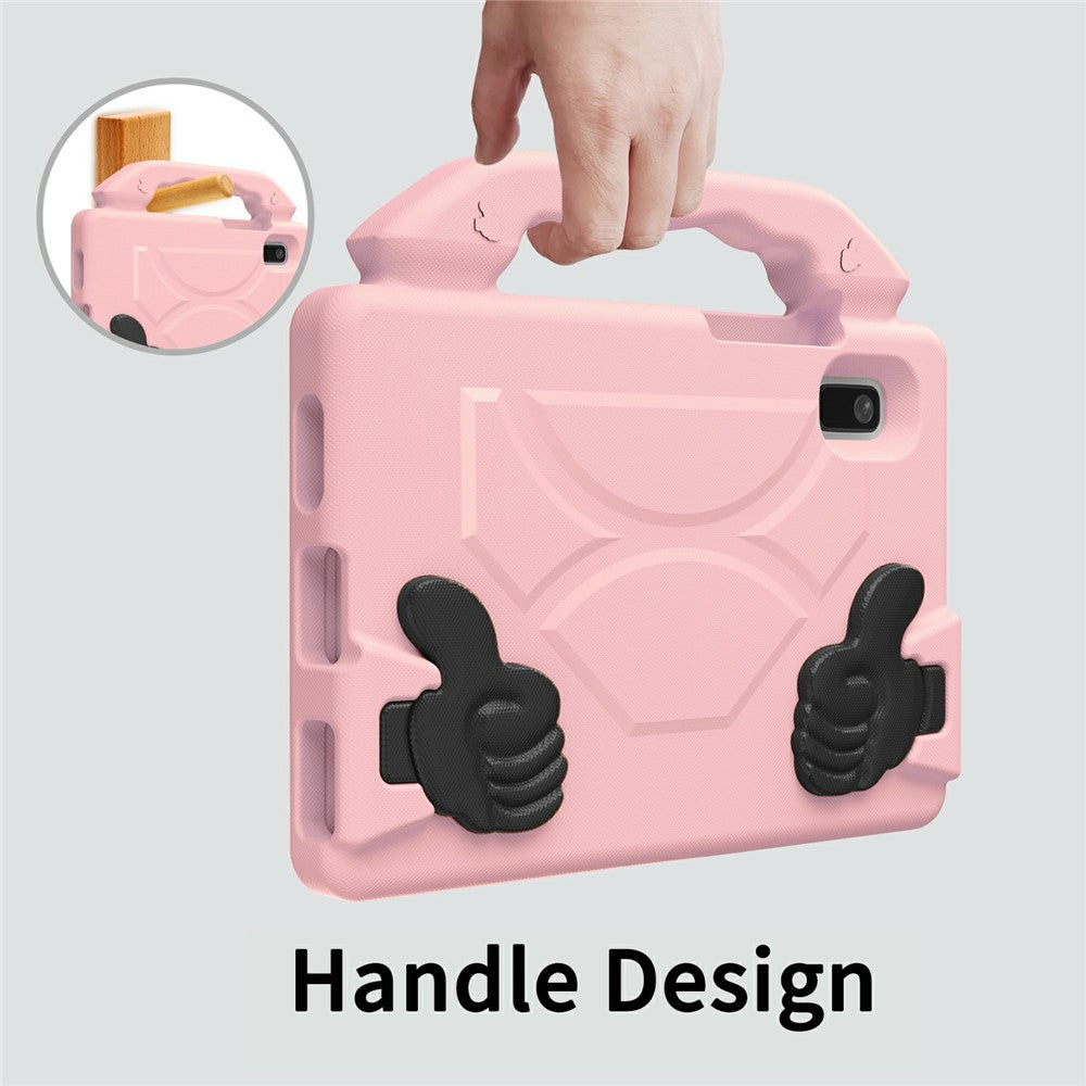 For Lenovo Tab M9 Case Ultra-Soft EVA Thumb Kickstand Tablet Cover - Pink