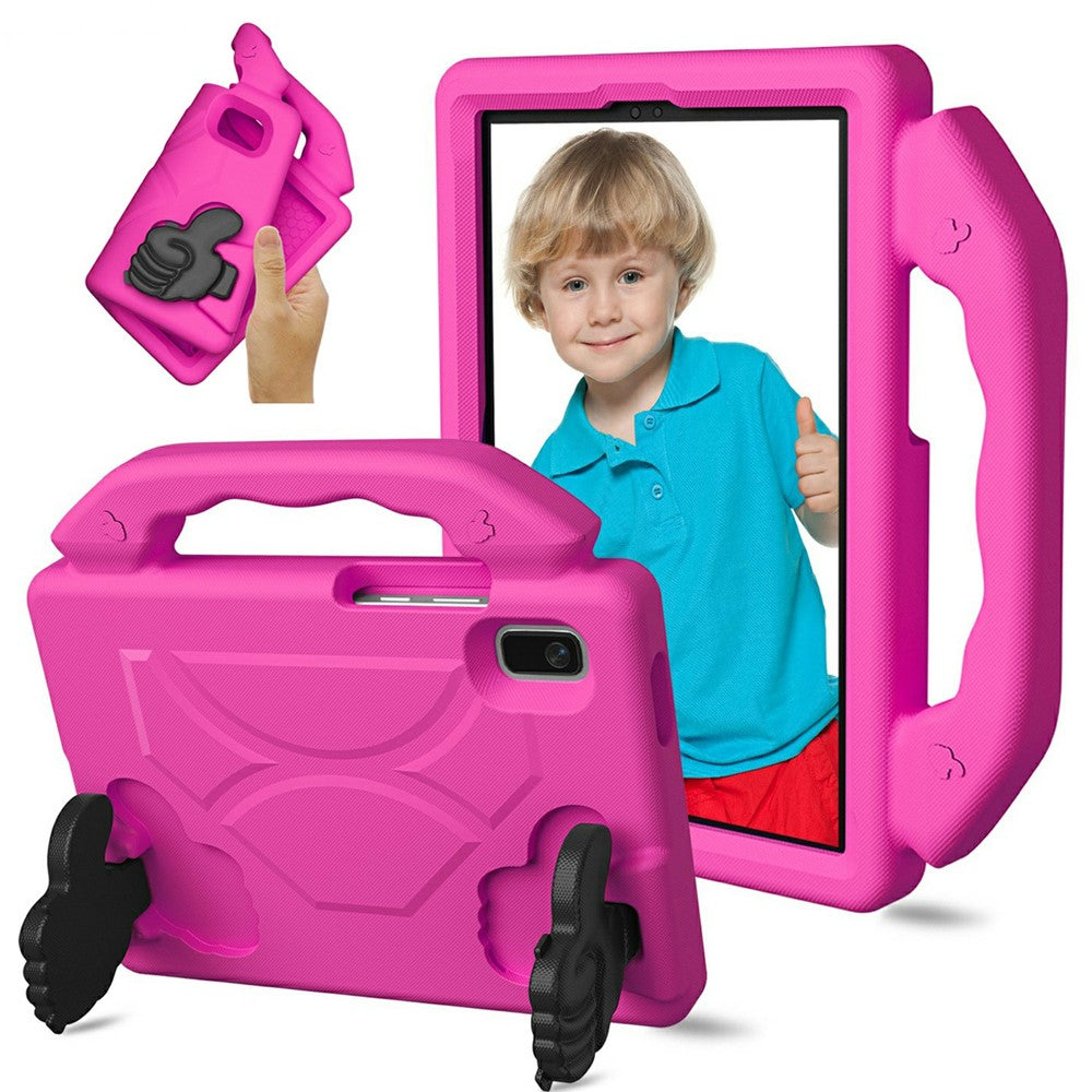 For Lenovo Tab M9 Case Ultra-Soft EVA Thumb Kickstand Tablet Cover - Rose