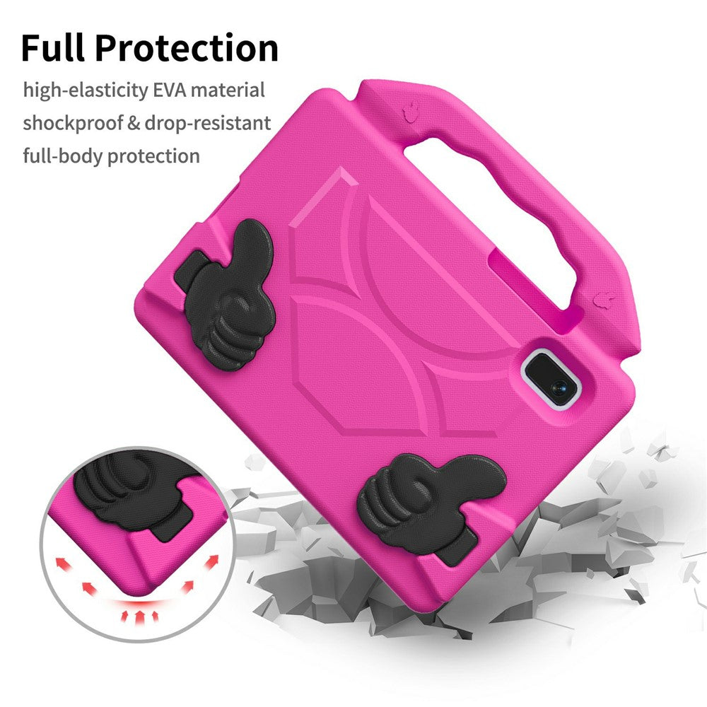 For Lenovo Tab M9 Case Ultra-Soft EVA Thumb Kickstand Tablet Cover - Rose