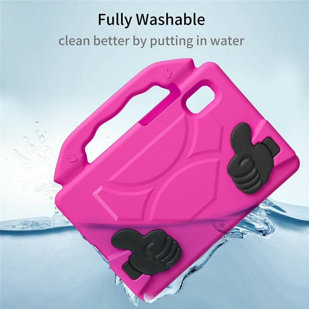 For Lenovo Tab M9 Case Ultra-Soft EVA Thumb Kickstand Tablet Cover - Rose