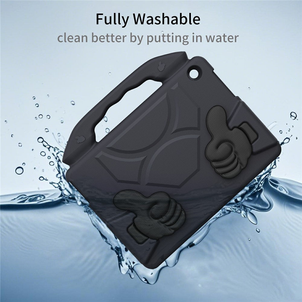 For Lenovo Tab M10 TB-X605F / TB-X505 Case Ultra-Soft EVA Thumb Kickstand Tablet Cover - Black