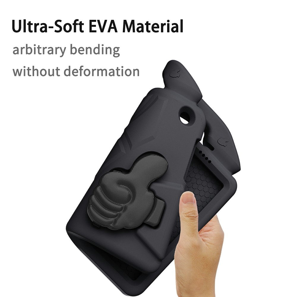 For Lenovo Tab M10 TB-X605F / TB-X505 Case Ultra-Soft EVA Thumb Kickstand Tablet Cover - Black