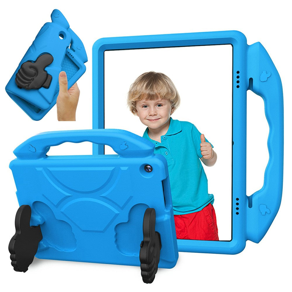 For Lenovo Tab M10 TB-X605F / TB-X505 Case Ultra-Soft EVA Thumb Kickstand Tablet Cover - Blue