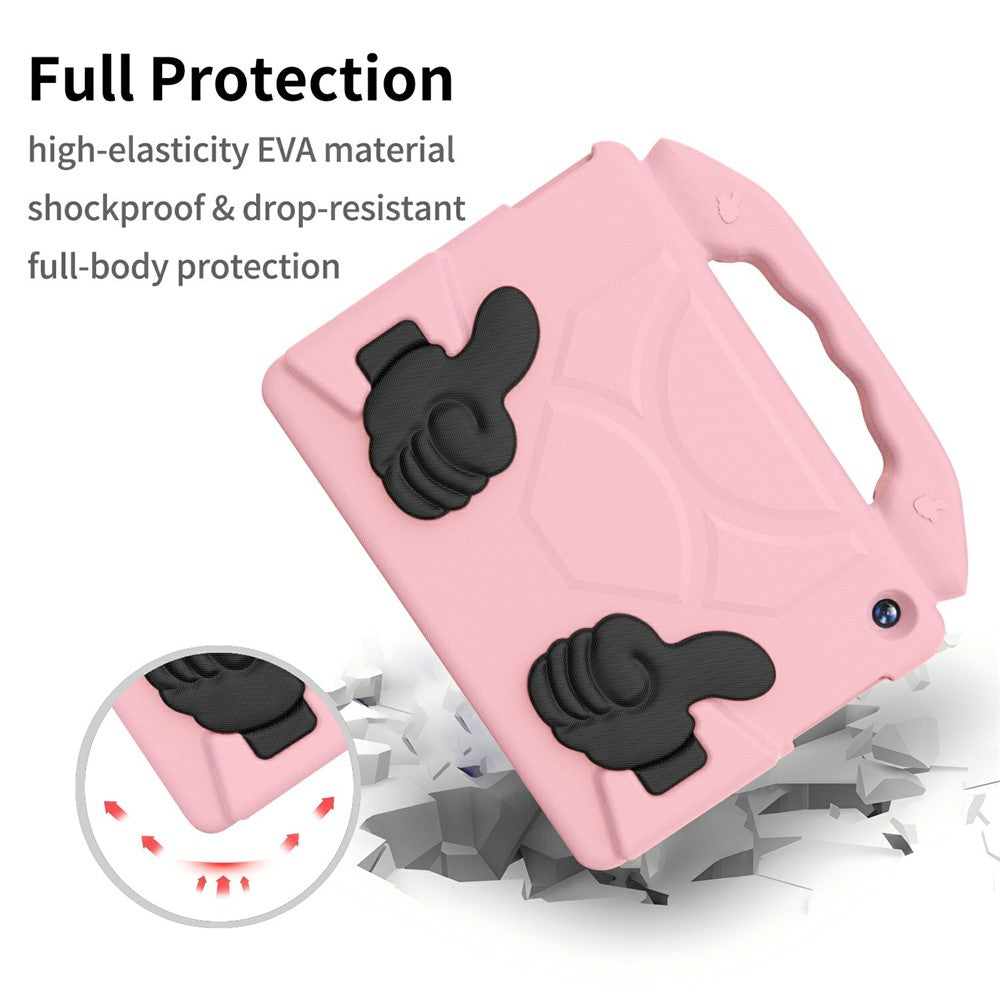 For Lenovo Tab M10 TB-X605F / TB-X505 Case Ultra-Soft EVA Thumb Kickstand Tablet Cover - Pink