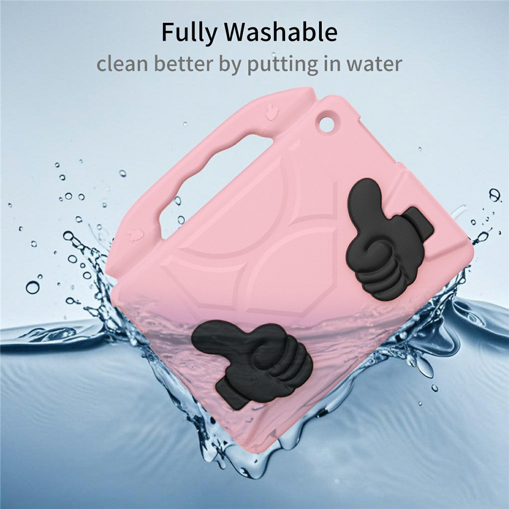 For Lenovo Tab M10 TB-X605F / TB-X505 Case Ultra-Soft EVA Thumb Kickstand Tablet Cover - Pink