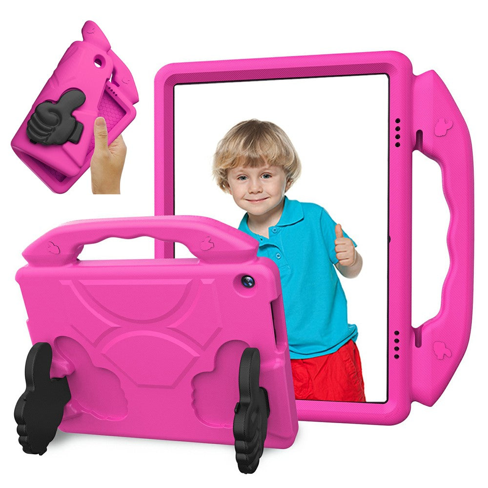 For Lenovo Tab M10 TB-X605F / TB-X505 Case Ultra-Soft EVA Thumb Kickstand Tablet Cover - Rose