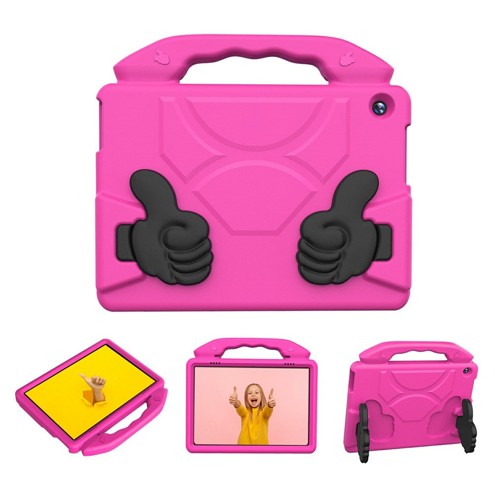 For Lenovo Tab M10 TB-X605F / TB-X505 Case Ultra-Soft EVA Thumb Kickstand Tablet Cover - Rose