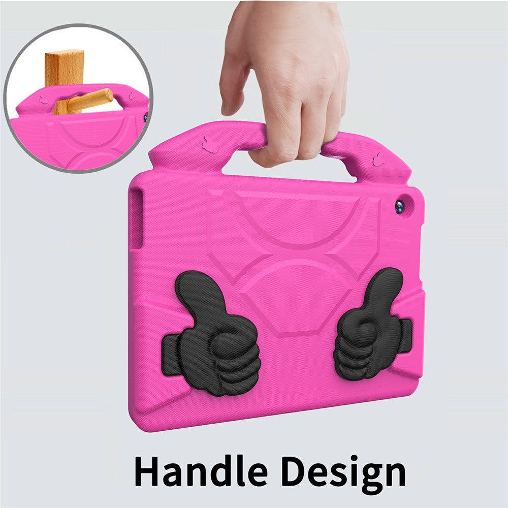 For Lenovo Tab M10 TB-X605F / TB-X505 Case Ultra-Soft EVA Thumb Kickstand Tablet Cover - Rose