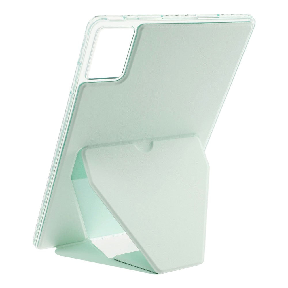 For Lenovo Xiaoxin Pad 11 2025  /  Idea Tab (TB336ZU  /  TB336FU) Case TPU PU Leather Kickstand Tablet Cover - Green