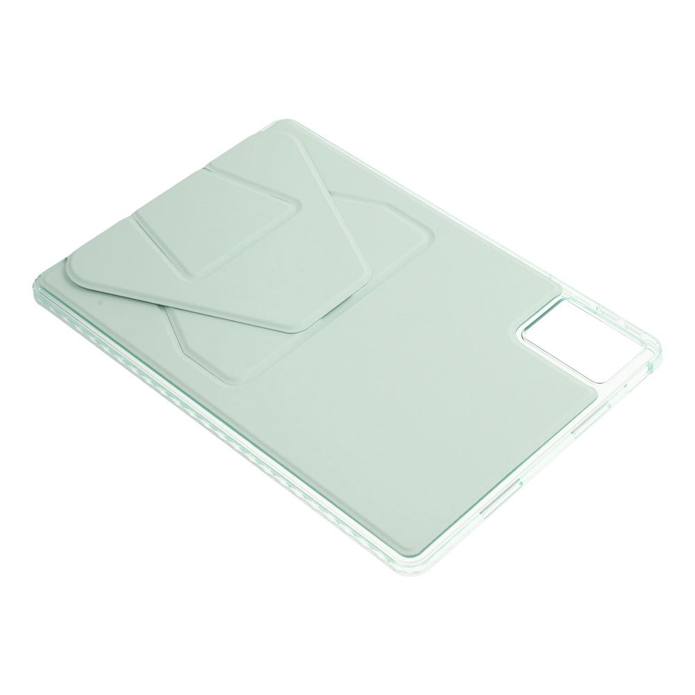 For Lenovo Xiaoxin Pad 11 2025  /  Idea Tab (TB336ZU  /  TB336FU) Case TPU PU Leather Kickstand Tablet Cover - Green