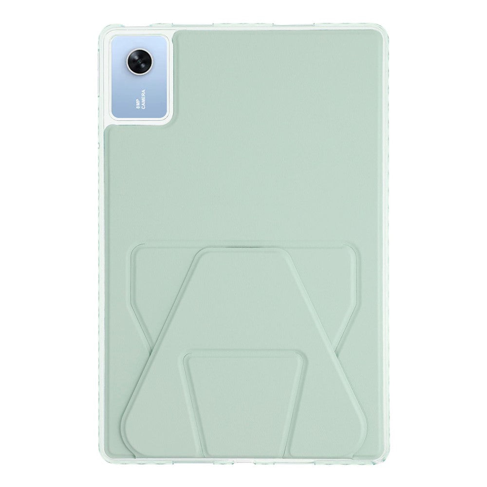 For Lenovo Xiaoxin Pad 11 2025  /  Idea Tab (TB336ZU  /  TB336FU) Case TPU PU Leather Kickstand Tablet Cover - Green