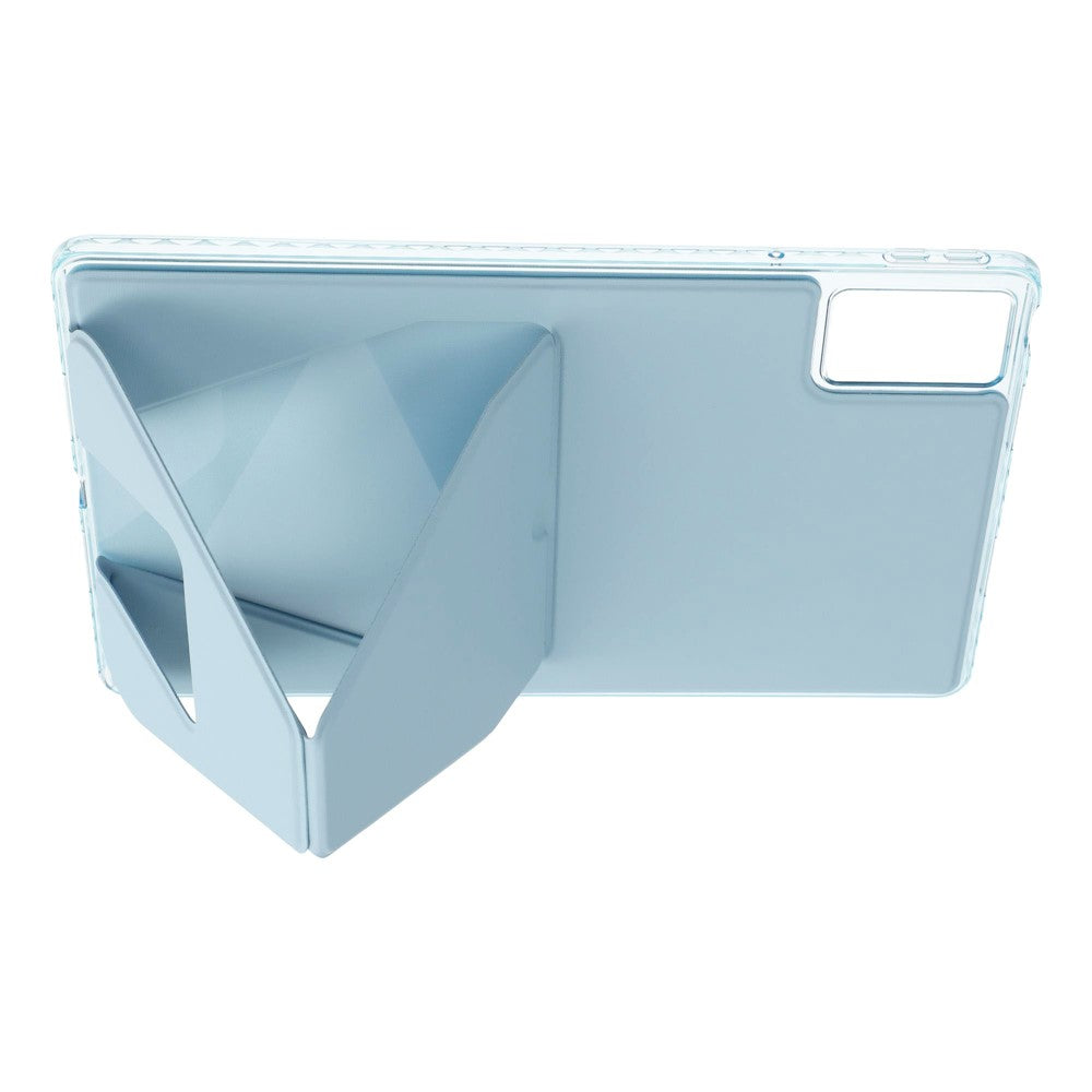 For Lenovo Xiaoxin Pad 11 2025  /  Idea Tab (TB336ZU  /  TB336FU) Case TPU PU Leather Kickstand Tablet Cover - Blue