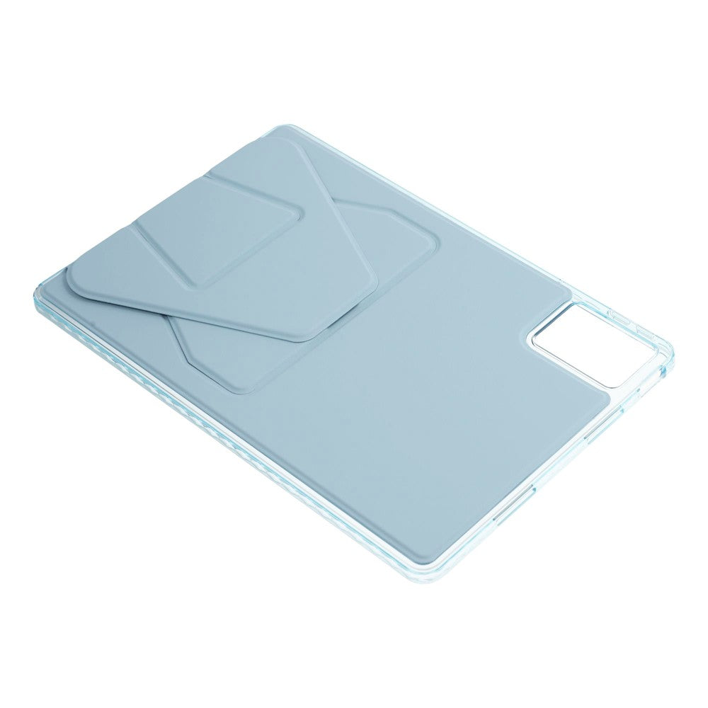 For Lenovo Xiaoxin Pad 11 2025  /  Idea Tab (TB336ZU  /  TB336FU) Case TPU PU Leather Kickstand Tablet Cover - Blue