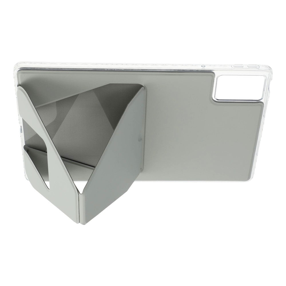 For Lenovo Xiaoxin Pad 11 2025  /  Idea Tab (TB336ZU  /  TB336FU) Case TPU PU Leather Kickstand Tablet Cover - Grey