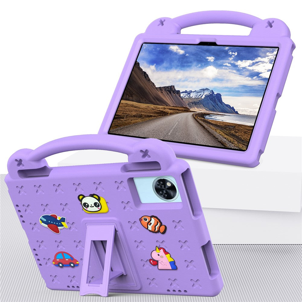 Kids EVA Tablet Case For Lenovo Xiaoxin Pad 2025  /  Tab M11  /  Doogee U11  /  U11 Pro  /  Tab G6  /  G6+  /  Infinix Xpad 20  /  Blackview Tab 9 WiFi - Purple