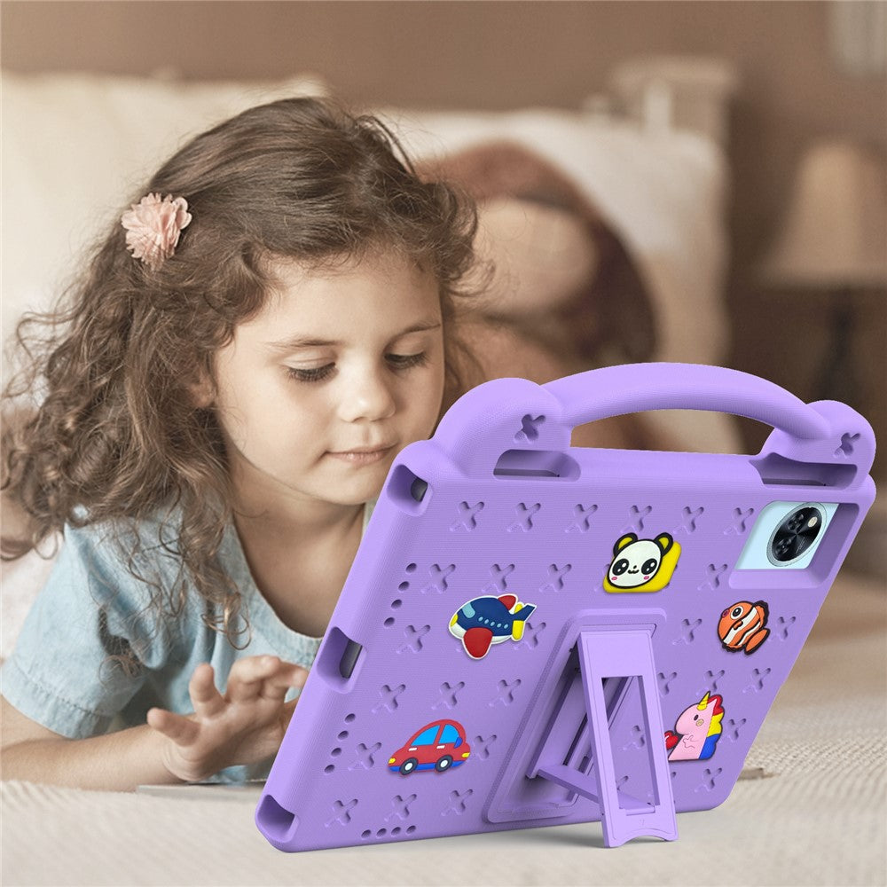 Kids EVA Tablet Case For Lenovo Xiaoxin Pad 2025  /  Tab M11  /  Doogee U11  /  U11 Pro  /  Tab G6  /  G6+  /  Infinix Xpad 20  /  Blackview Tab 9 WiFi - Purple
