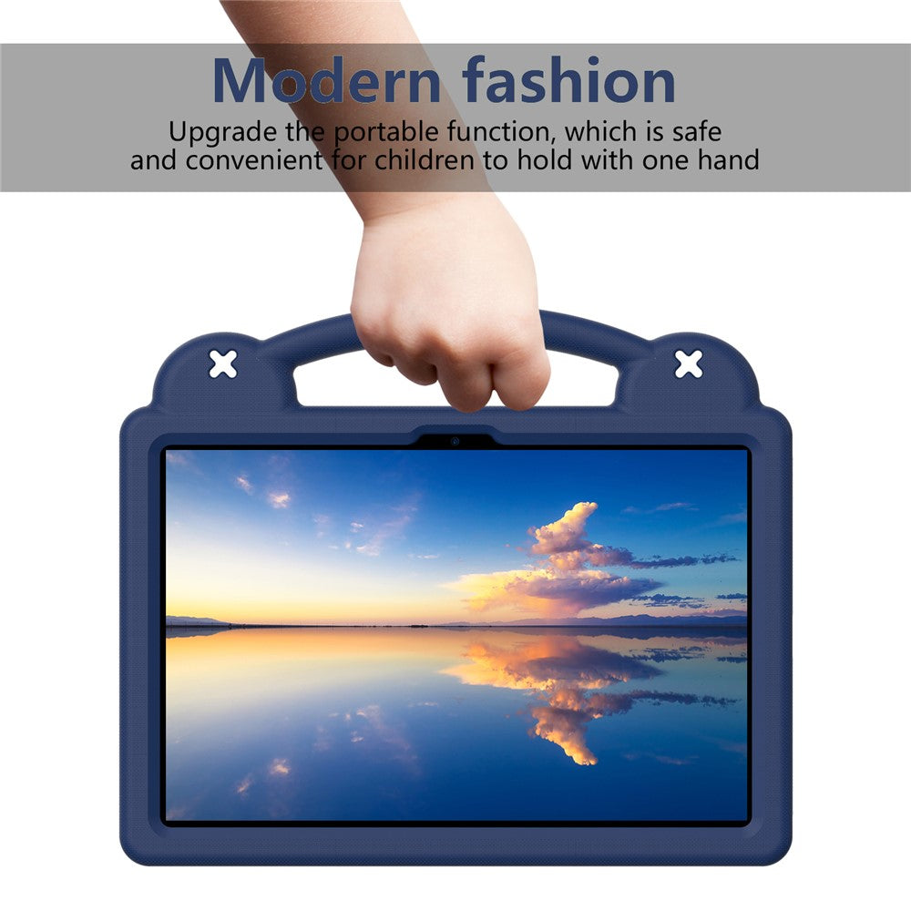 Kids EVA Tablet Case For Lenovo Xiaoxin Pad 2025  /  Tab M11  /  Doogee U11  /  U11 Pro  /  Tab G6  /  G6+  /  Infinix Xpad 20  /  Blackview Tab 9 WiFi - Navy Blue