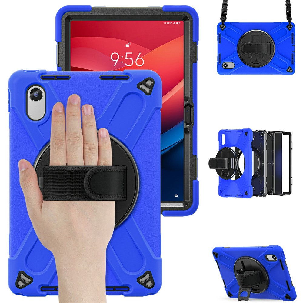 Kickstand Case for Lenovo Pad 11 2025 TB-335FC / 2024 / Tab K11 Gen 2 TB336 / K11 TB-330XU / P11 Gen 2 / M11 TB-330FU 331FC / Zhaoyang K10 with Strap - Blue