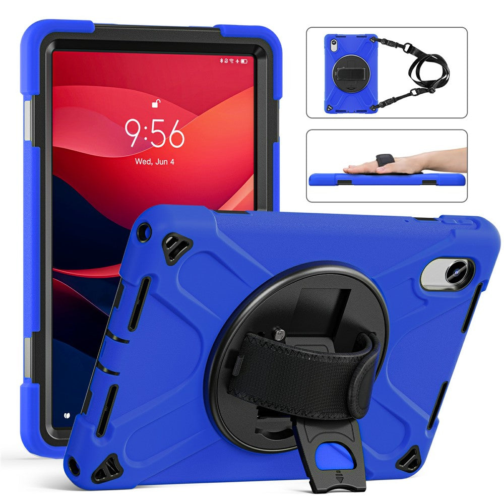 Kickstand Case for Lenovo Pad 11 2025 TB-335FC / 2024 / Tab K11 Gen 2 TB336 / K11 TB-330XU / P11 Gen 2 / M11 TB-330FU 331FC / Zhaoyang K10 with Strap - Blue