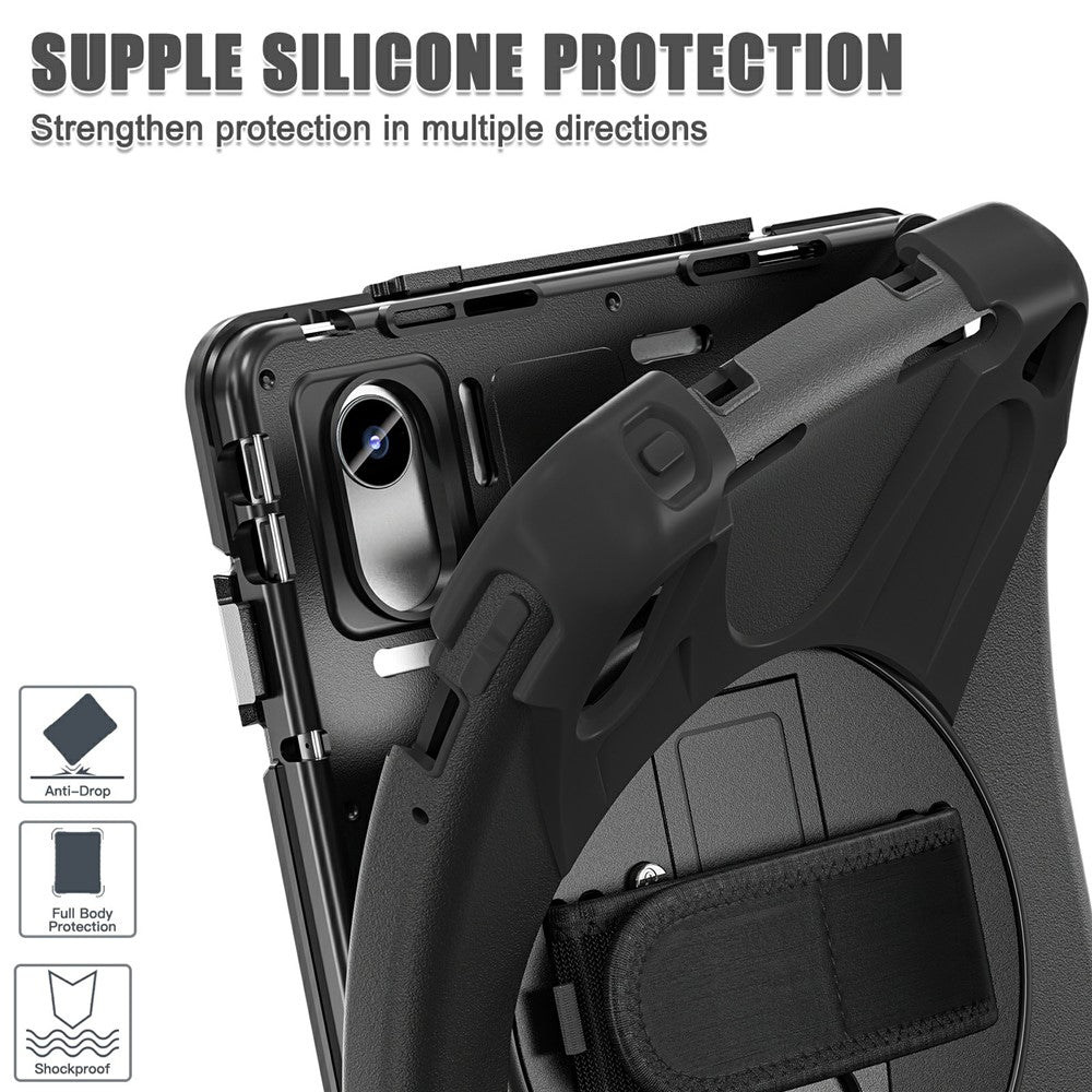 Kickstand Case for Lenovo Pad 11 2025 TB-335FC / 2024 / Tab K11 Gen 2 TB336 / K11 TB-330XU / P11 Gen 2 / M11 TB-330FU 331FC / Zhaoyang K10 Cover - Black