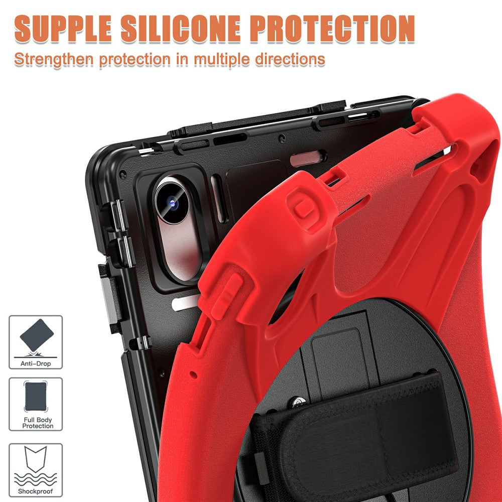 Kickstand Case for Lenovo Pad 11 2025 TB-335FC / 2024 / Tab K11 Gen 2 TB336 / K11 TB-330XU / P11 Gen 2 / M11 TB-330FU 331FC / Zhaoyang K10 Cover - Red