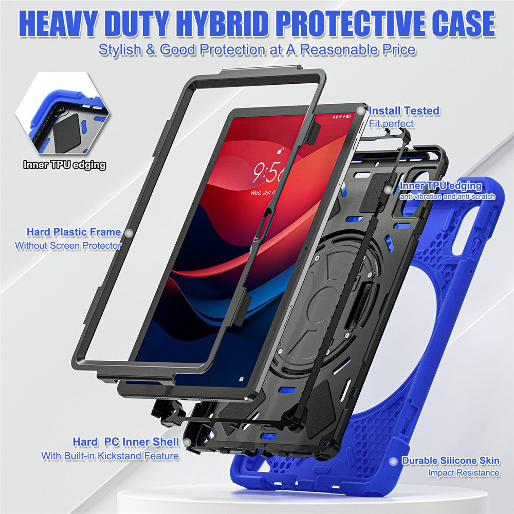 Kickstand Case for Lenovo Pad 11 2025 TB-335FC / 2024 / Tab K11 Gen 2 TB336 / K11 TB-330XU / P11 Gen 2 / M11 TB-330FU 331FC / Zhaoyang K10 Cover - Blue