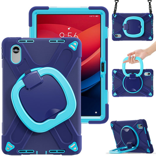 Kickstand Case with Strap for Lenovo Pad 11 2025 TB-335FC / 2024 / Tab K11 Gen 2 TB336 / K11 TB-330XU / P11 Gen 2 / M11 TB-330FU 331FC - Navy Blue