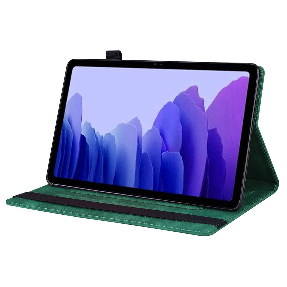 For Lenovo Xiaoxin Pad Pro GT TB710FU, FE Case PU Leather Protective Folio Tablet Cover with Card Holder - Green