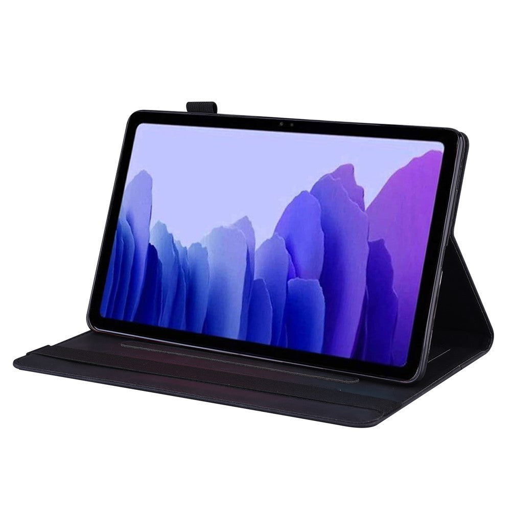 For Lenovo Xiaoxin Pad Pro GT TB710FU, FE Case PU Leather Protective Folio Tablet Cover with Card Holder - Black