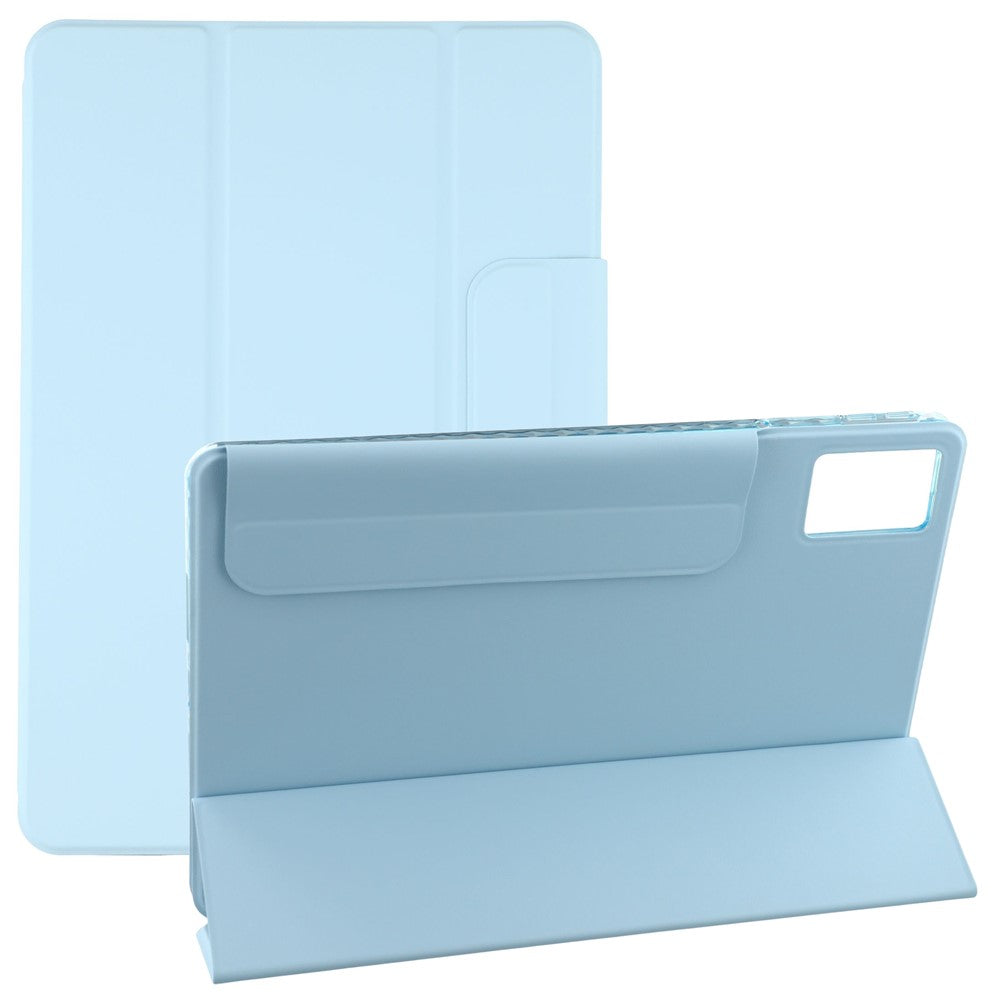 For Lenovo Idea Tab (TB336ZU / TB336FU) / Xiaoxin Pad 11 2025 Case Folding Stand Magnetic Leather Tablet Cover - Baby Blue
